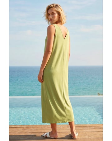 Roman Soft Pique Stretch Midi Dress