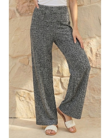 Roman Salt & Pepper Stretch Trouser