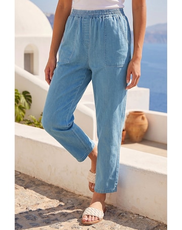 Roman Petite Stretch Denim Trousers