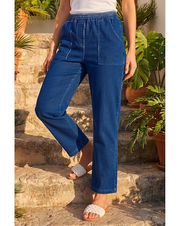 Roman Petite Stretch Denim Trousers