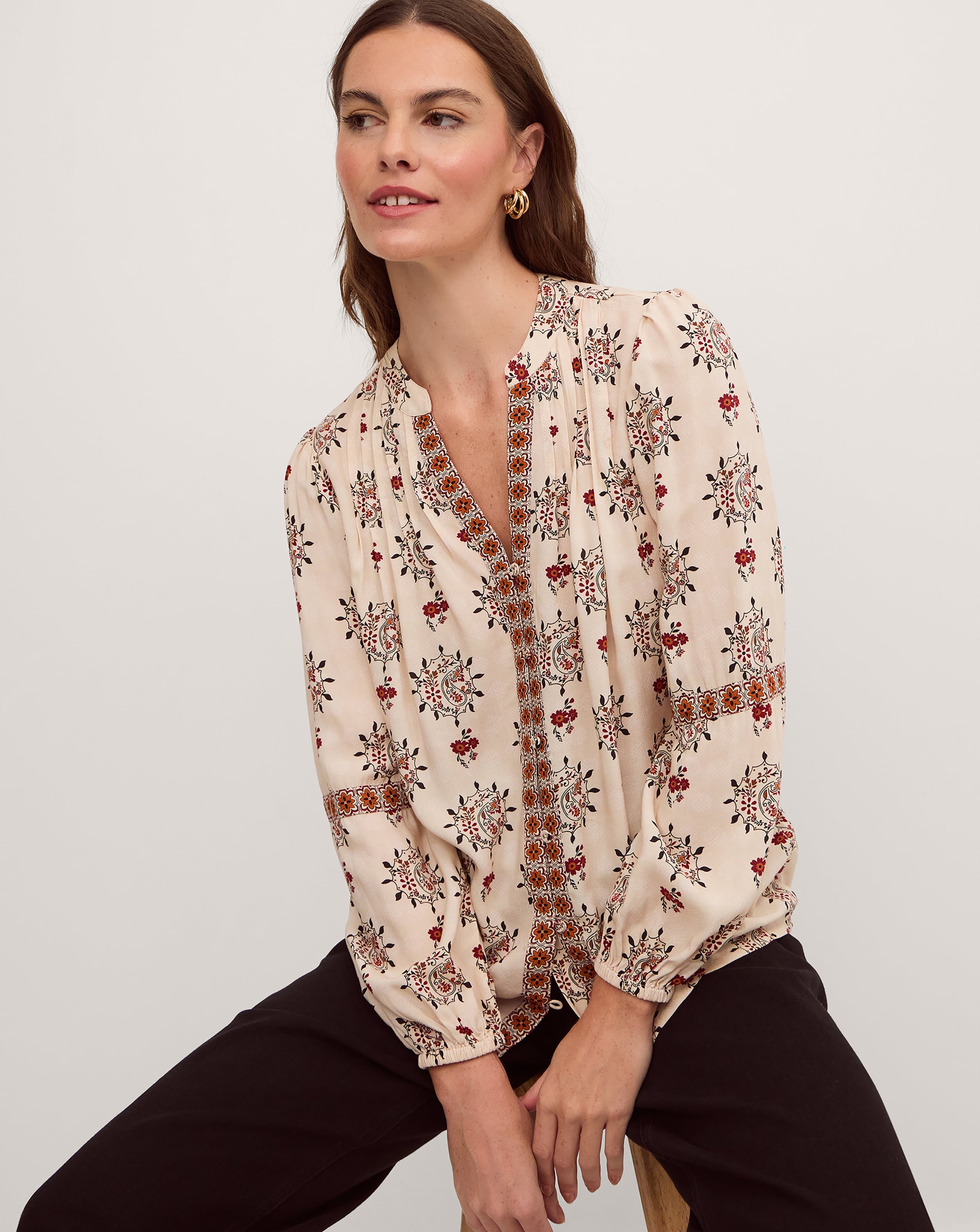 Monsoon Carrie Print Blouse