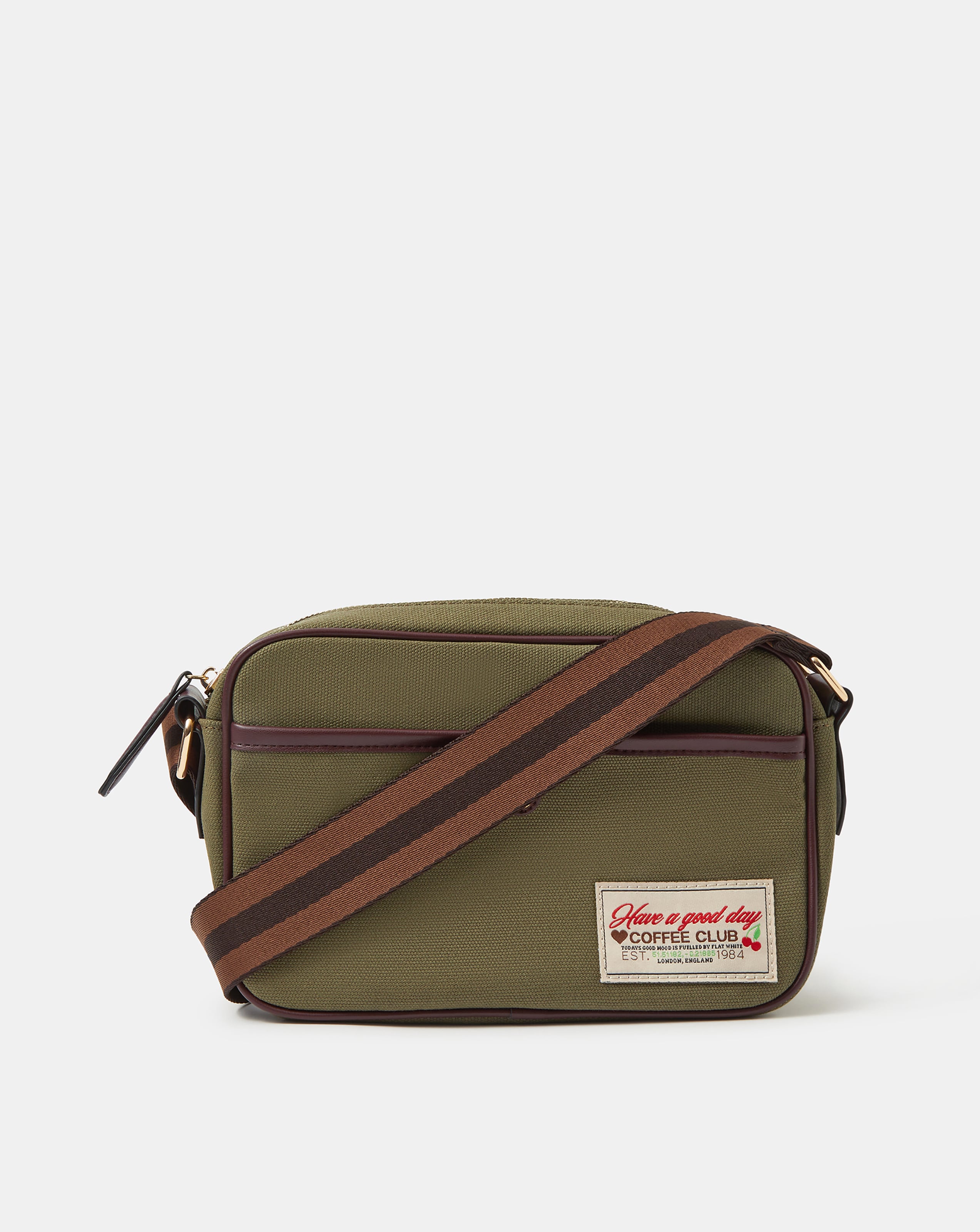 Accessorize Canvas Crossbody Bag
