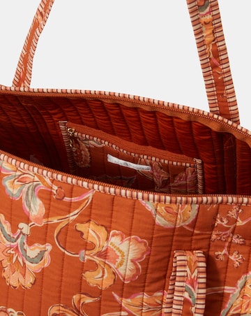 Accessorize Floral Quilted Weekend Bag