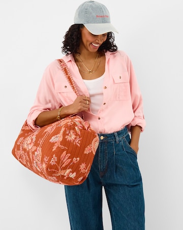 Accessorize Floral Quilted Weekend Bag