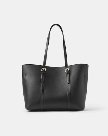 Accessorize Buckle Strap Laptop Tote Bag