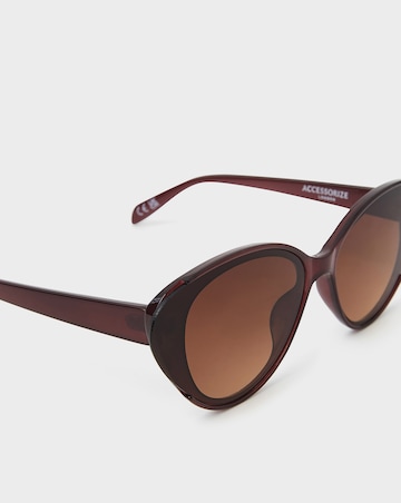 Accessorize Oval Cat Eye Sunglasses