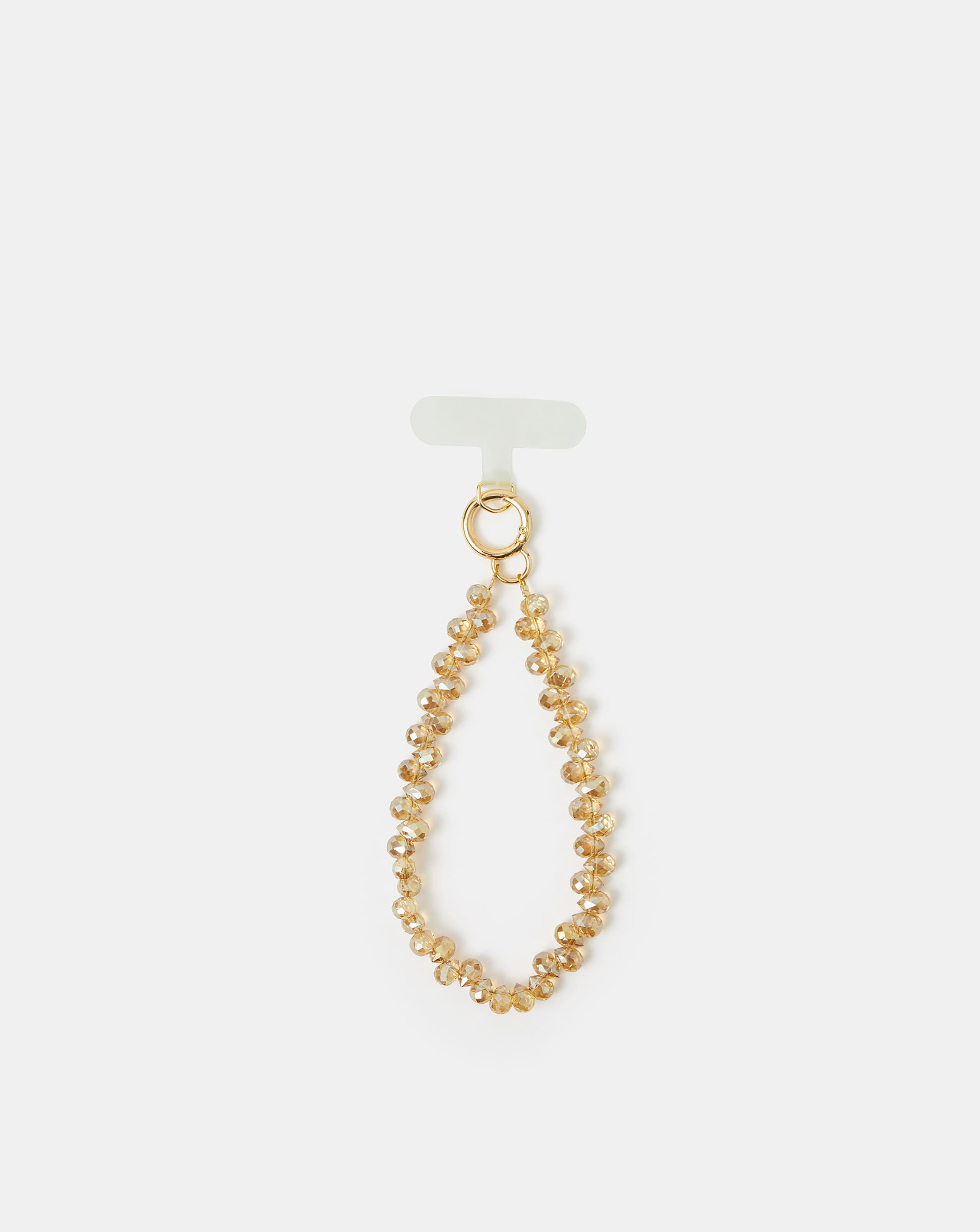 Accessorize Beaded Phone Wrist Strap