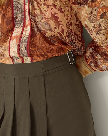 Monsoon Jillian Kilt Midi Skirt