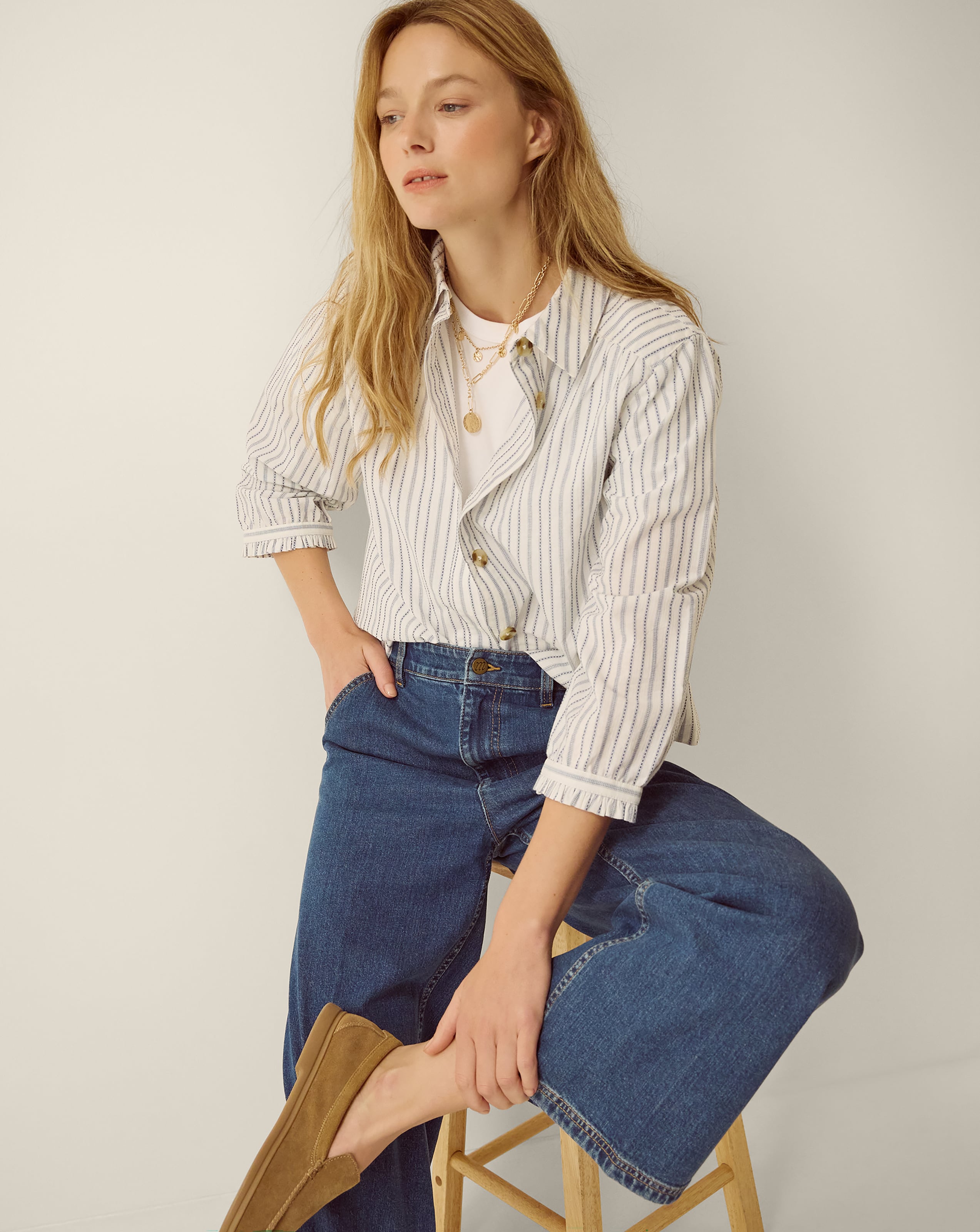 Monsoon Jojo Wide Leg Jeans