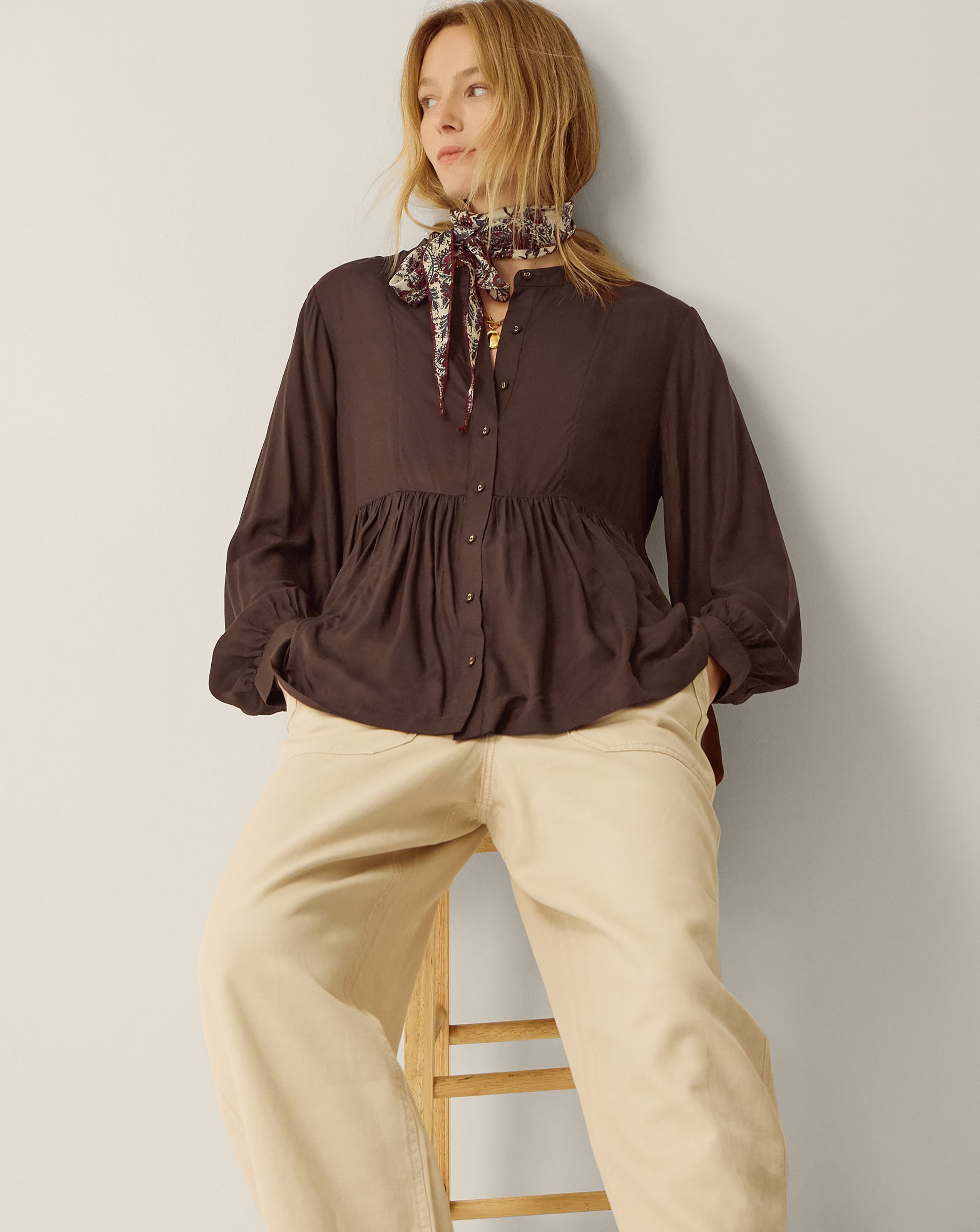 New In - Monsoon Sandy Relaxed Blouse