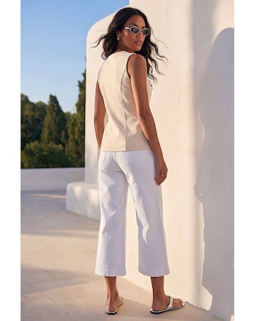 Roman Contrast Stitch Waistcoat