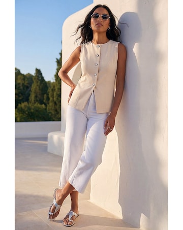 Roman Contrast Stitch Waistcoat