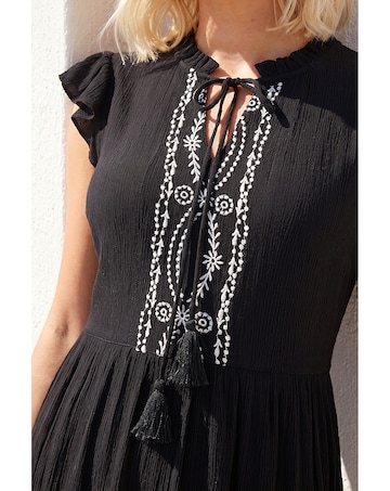 Roman Petite Embroidered Dress