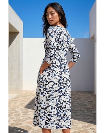 Roman Petite Floral Midi Dress