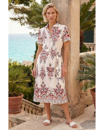Roman Baroque Shirt Dress