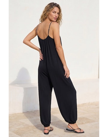 Roman Strappy Full Length Jumpsuit