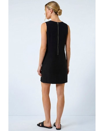 Roman Seam Detail Pocket Shift Dress