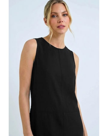 Roman Seam Detail Pocket Shift Dress