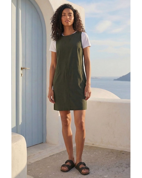 Roman Seam Detail Pocket Shift Dress