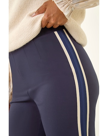 Roman Petite Side Stripe Ponte Trouser
