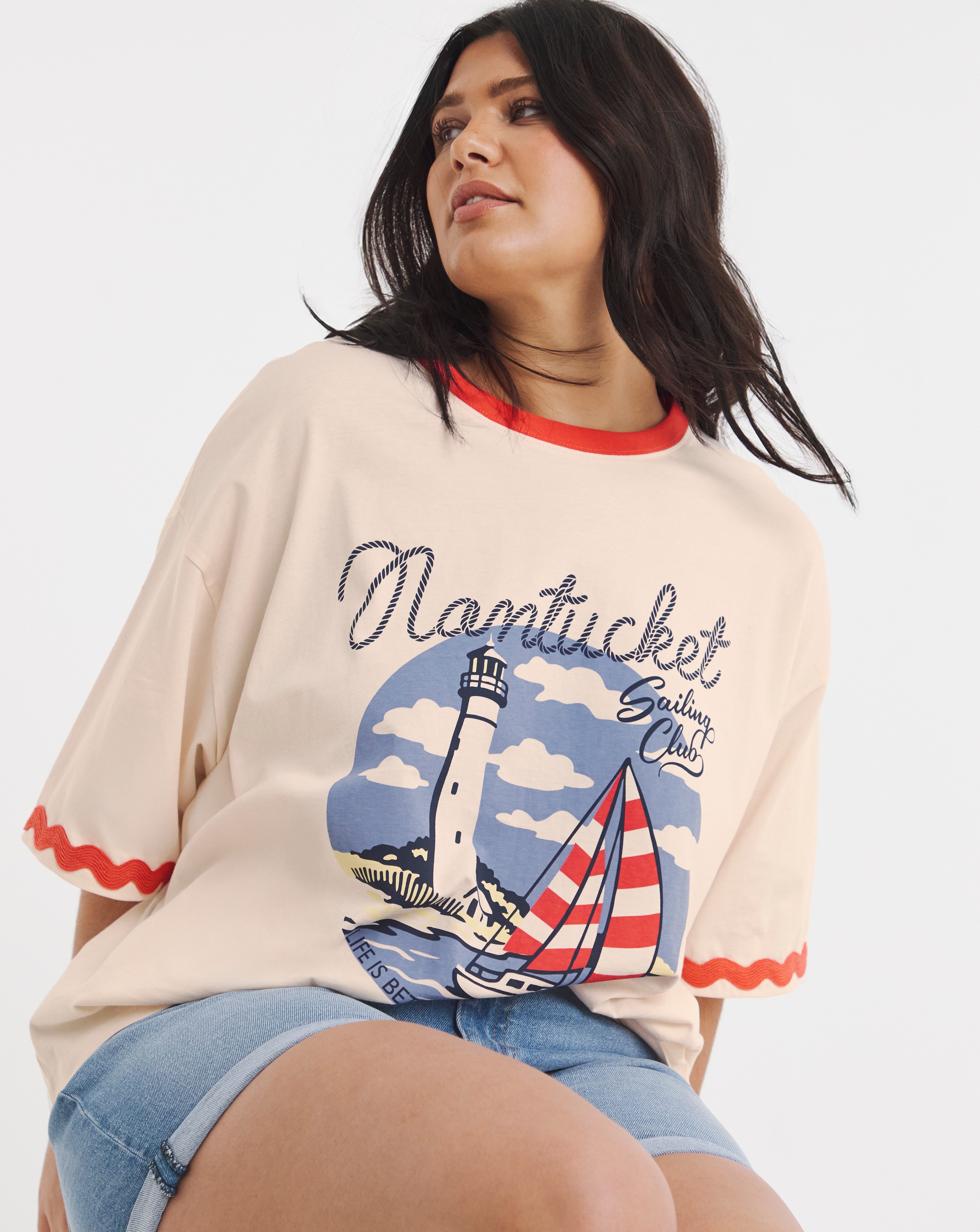 New In - Nantucket Sailing Club Graphic T-Shirt