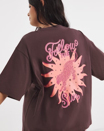 Chocolate Follow The Sun Graphic T-Shirt