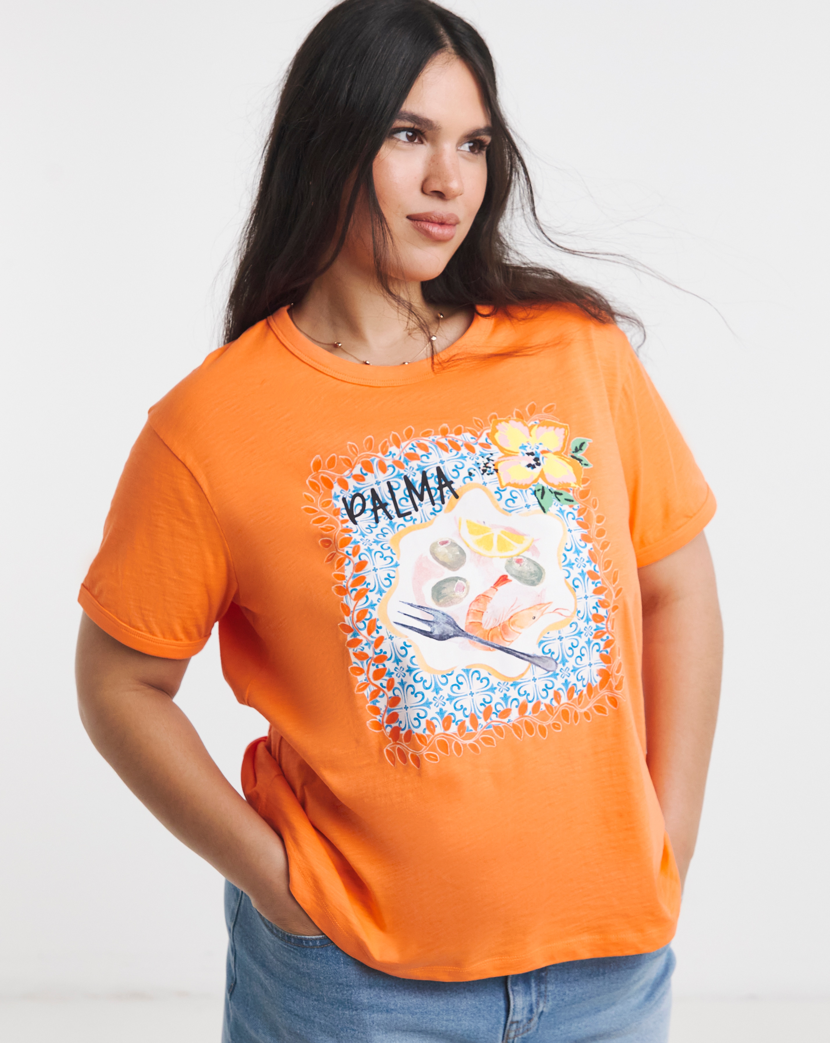 Palma Graphic Slim Fit T-Shirt