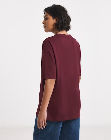 Pink, Burgundy & Yellow 3 Pack Boyfriend T-Shirts