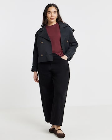 Simply Be Mulberry Kimono Sleeve T-Shirt