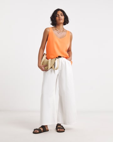 Simply Be Orange Slouch Vest