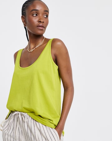 Simply Be Chartreuse Slouch Vest