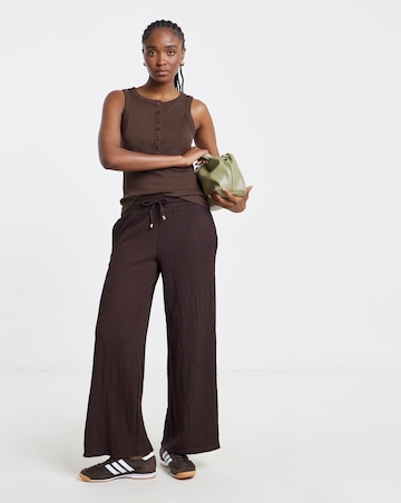 Simply Be Milk Choc Henley Vest
