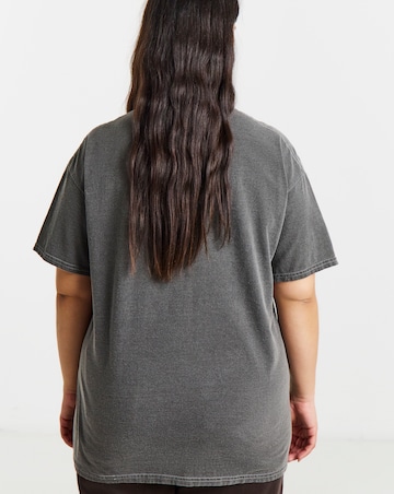 Acid Wash Grey Nirvana License T-Shirt