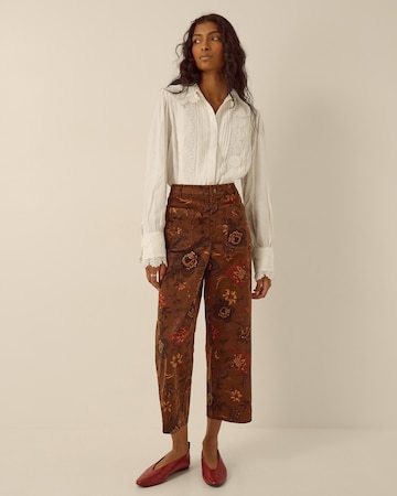 Monsoon Princella Cropped Floral Trousers