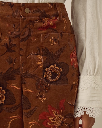 Monsoon Princella Cropped Floral Trousers