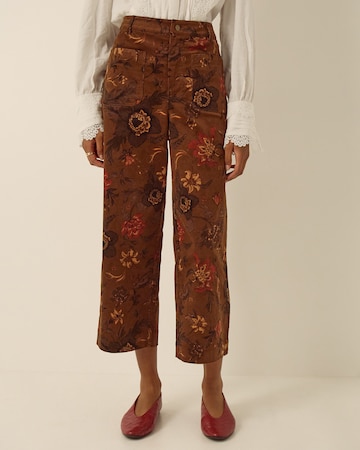 Monsoon Princella Cropped Floral Trousers