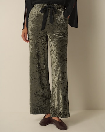 Monsoon Ola Crushed Velvet Joggers