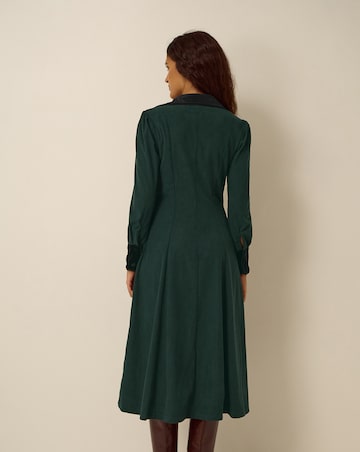 Monsoon Saba Collar Corduroy Midi Dress