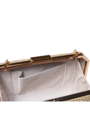 Paradox London Divya Diamante Box Clutch Bag