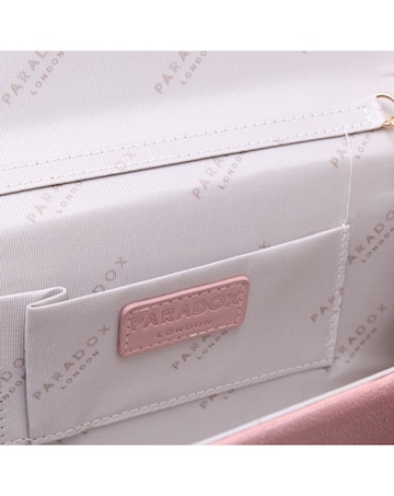 Paradox London Deloria Front Pleated Clutch Bag