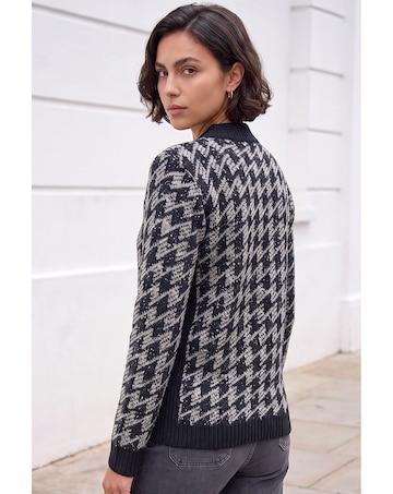 Roman Dogtooth Cardigan