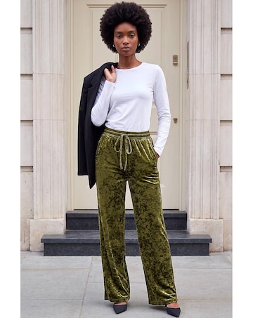 Roman Velvet Stretch Trouser