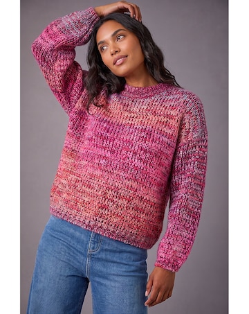 Roman Metallic Ombre Knit Jumper