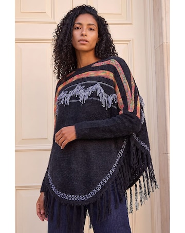 Roman Jacquard Tassel Knit Jumper