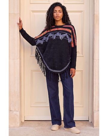 Roman Jacquard Tassel Knit Jumper
