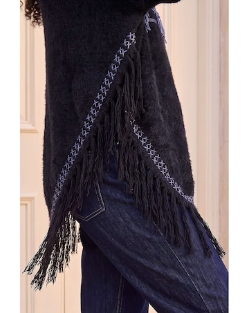 Roman Jacquard Tassel Knit Jumper