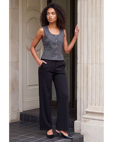 Roman Dusk Pinstripe Stretch Waistcoat