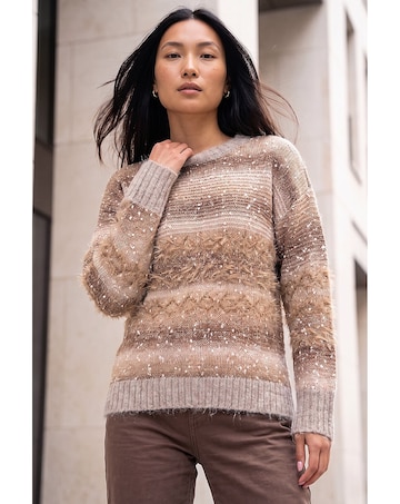 Roman Fluffy Space Dye Jumper