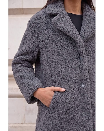 Roman Petite Teddy Coat