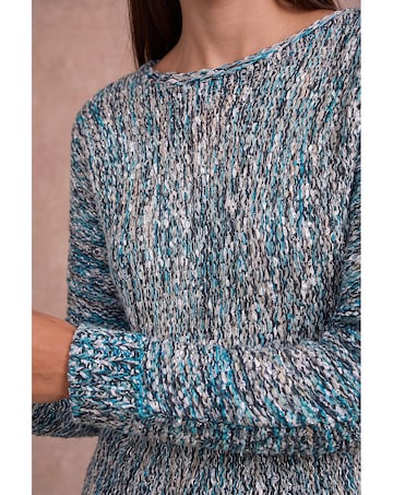 Roman Batwing Tape Yarn Jumper
